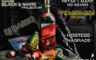 01.03.2013. – Night club Black & White: Johnnie Walker party