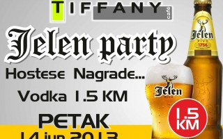 14.06.2013. – Caffe Tiffany Prijedor: Jelen party