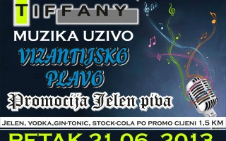 21.06.2013. – Caffe Tiffany Prijedor: Vizantijsko plavo