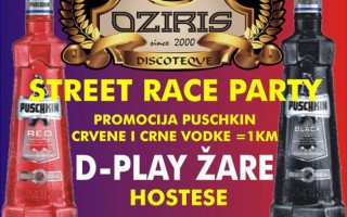 17.08.2013. – Diskoteka Oziris: Street race party